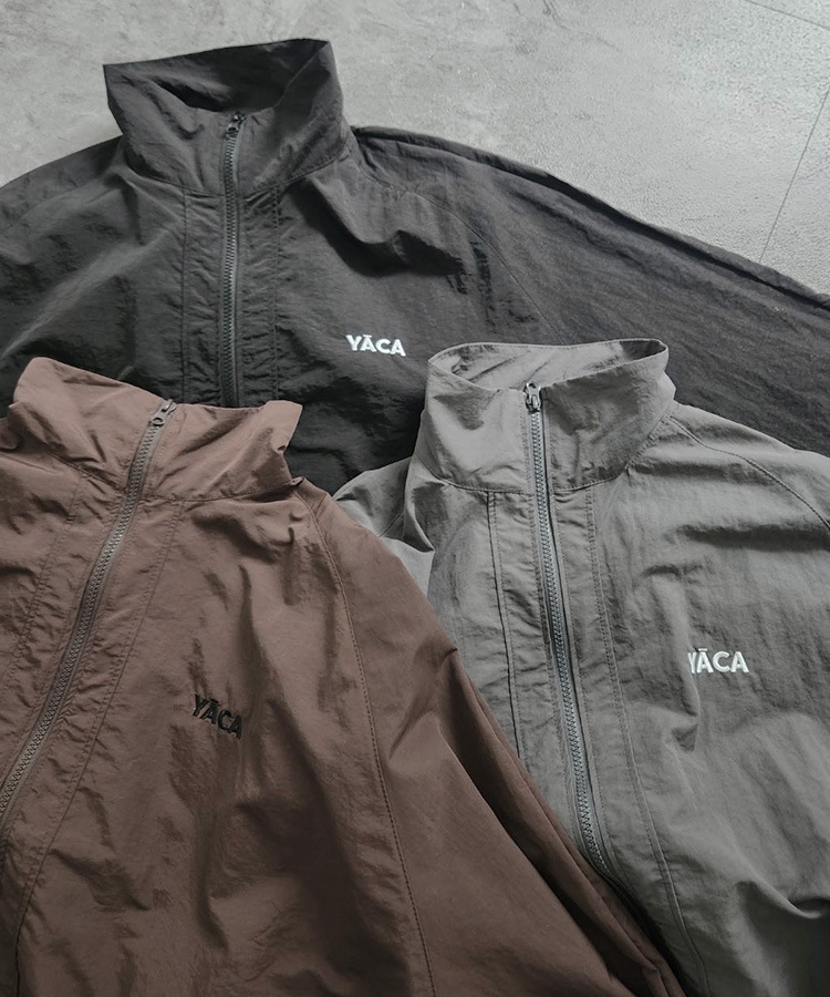 Nylon Logo Track Jacket