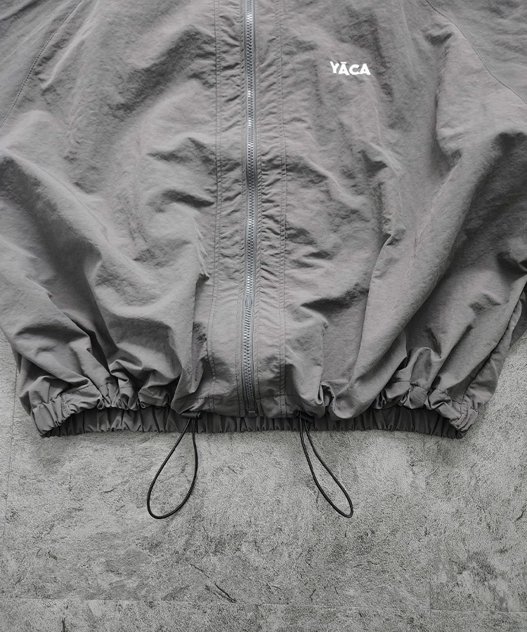 Nylon Logo Track Jacket
