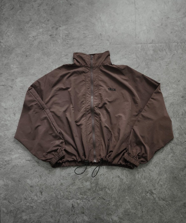 Nylon Logo Track Jacket