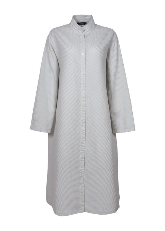 【新色追加】【BASIC】長袖シャツワンピース