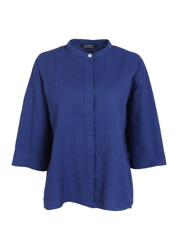 新品 ヤッコマリカルド 2 ピンタック ミックス シャツ チュニック 紫 ヤッコマリカルド YACCO MARICARD ピンタックシャツ ブラウス - メルカリ