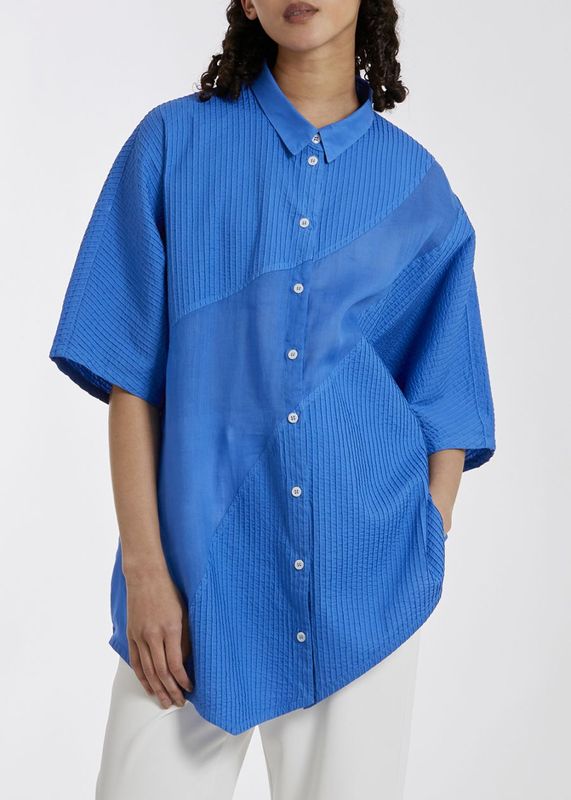 【Online限定】ローン＋ラミー斜め白抜きシャツ