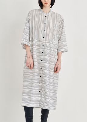 インド刺し子織り柄シャツ | OUTLET | YACCOMARICARD CORE