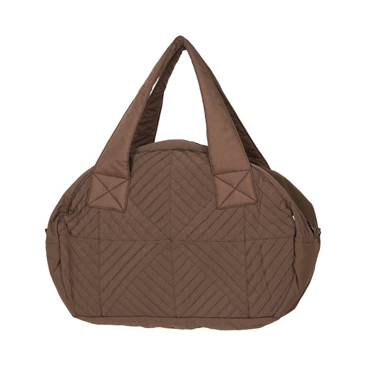 ナイロンOX210Tパッチワークピンタックバッグ