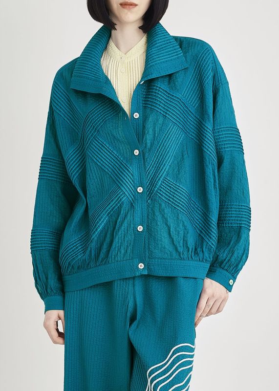 ヤッコマリカルド デニム ピンタックジャケット プリーツ 公式】ヤッ