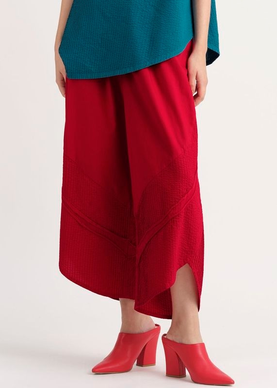 カーヴィーパッチワークパンツ