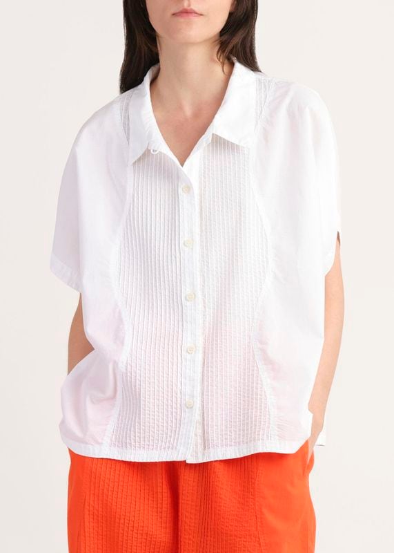 ウェーブシームフレンチスリーブシャツ