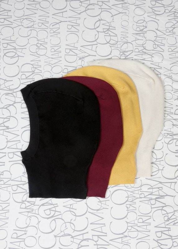 製品染めニットバラクラバ