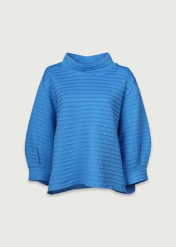 60カットソー袖タック横ピンタックプルオーバー