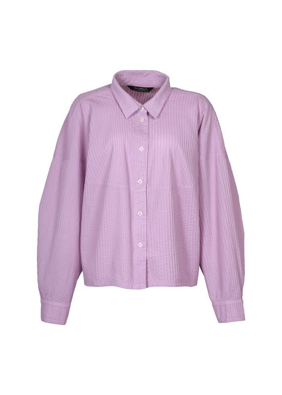 ヤッコマリカルド 総ピンタックシャツ ブラウス ゆったり パープル /3 公式】ヤッコマリカルドオンラインショップ