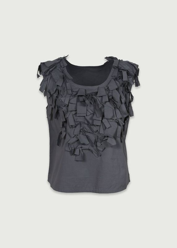 リボンテープテクニックタンクブラウス