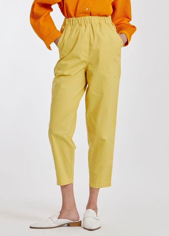 【メディア着用】コットンピケテーパードパンツ