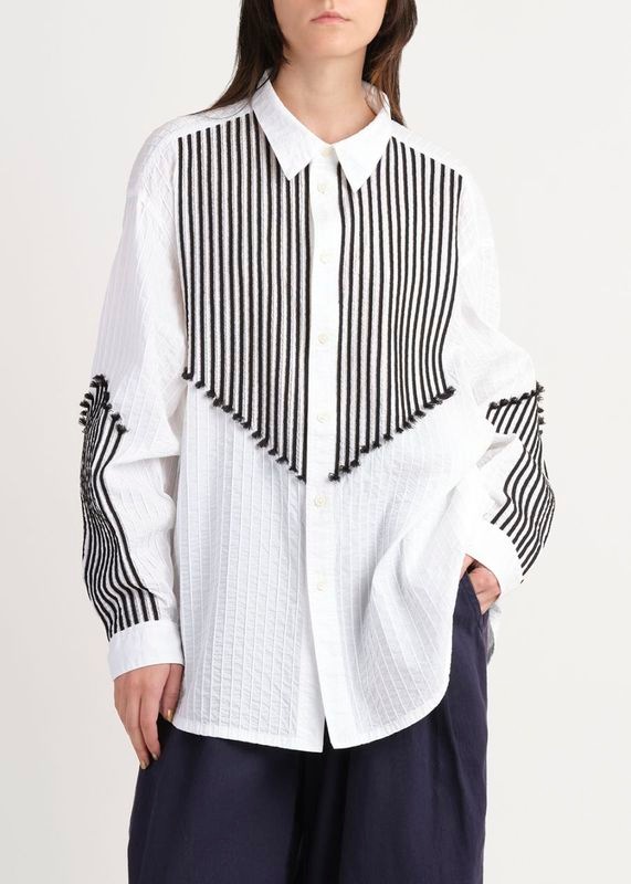 コードタッセルユニセックスシャツ