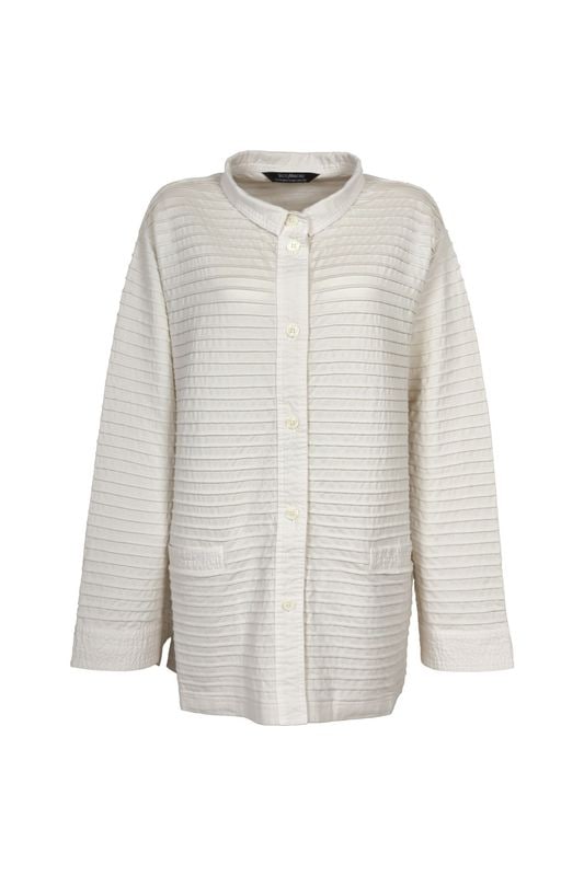 【BASIC】カットソー横ピンタックジャケット