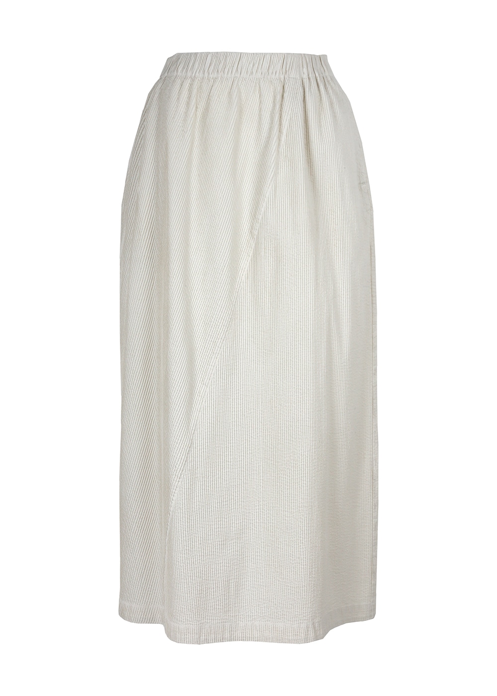 マイクロピンタックストレートスカート