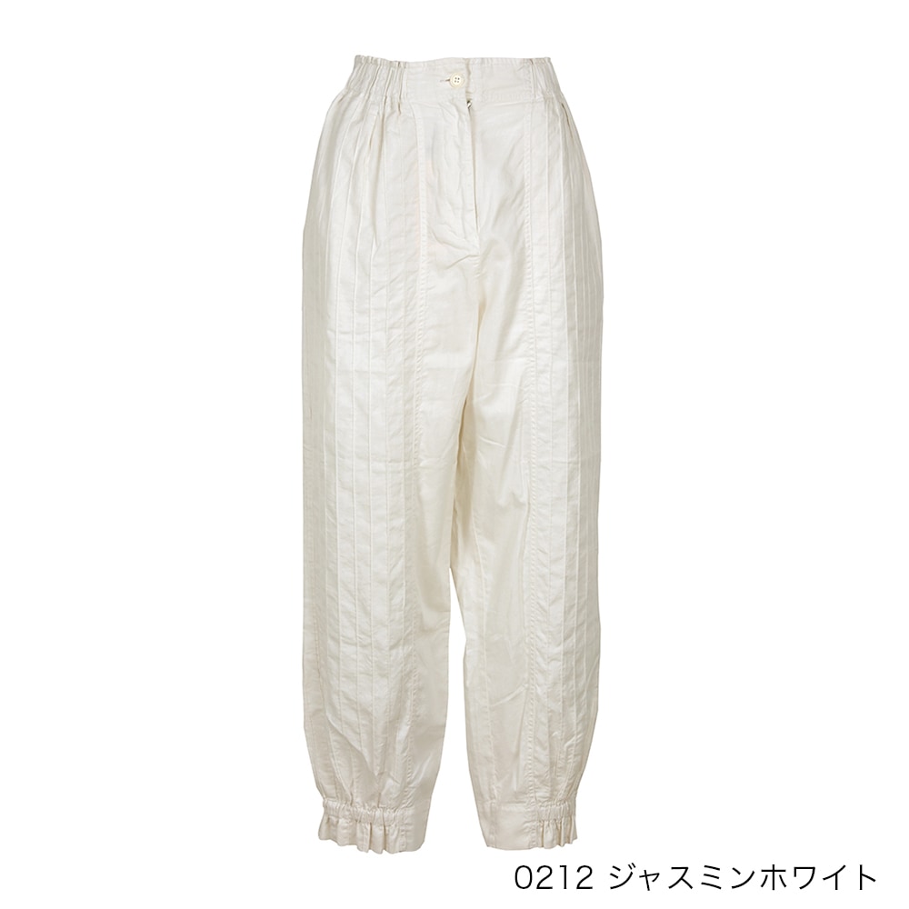 ソフトツイルコットンテーパードパンツ