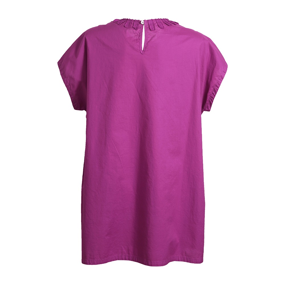 カツラギアイビースラッシュテープアシメヘムブラウス