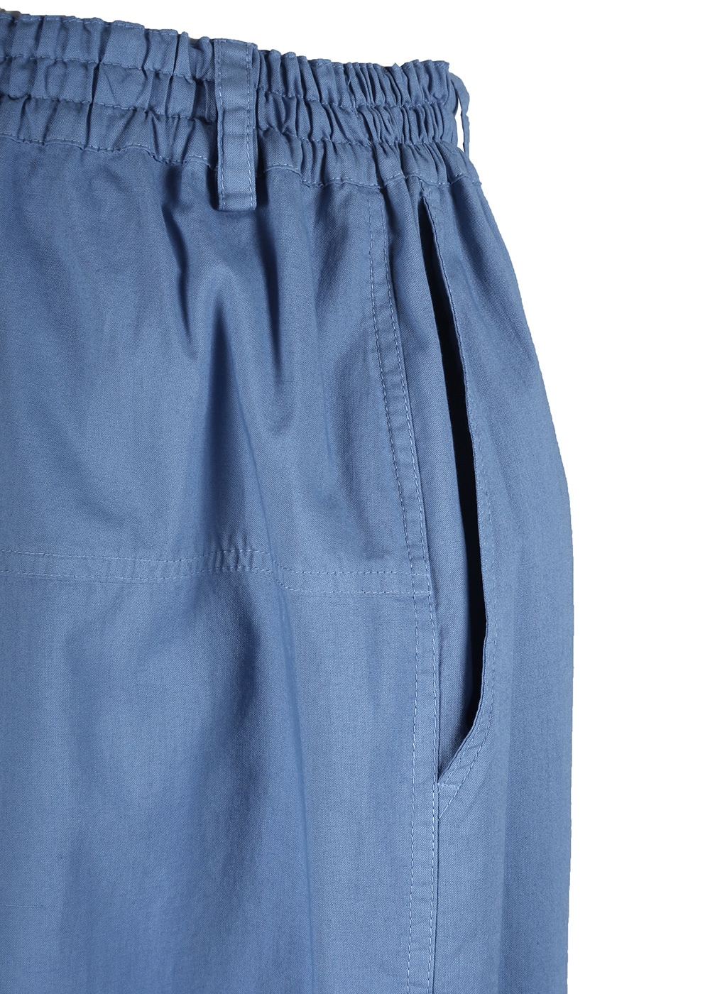 キャラコ素材ボリュームパンツ