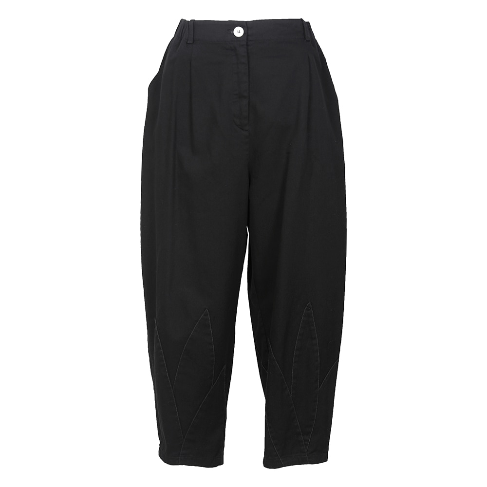 白花アップリケパンツ