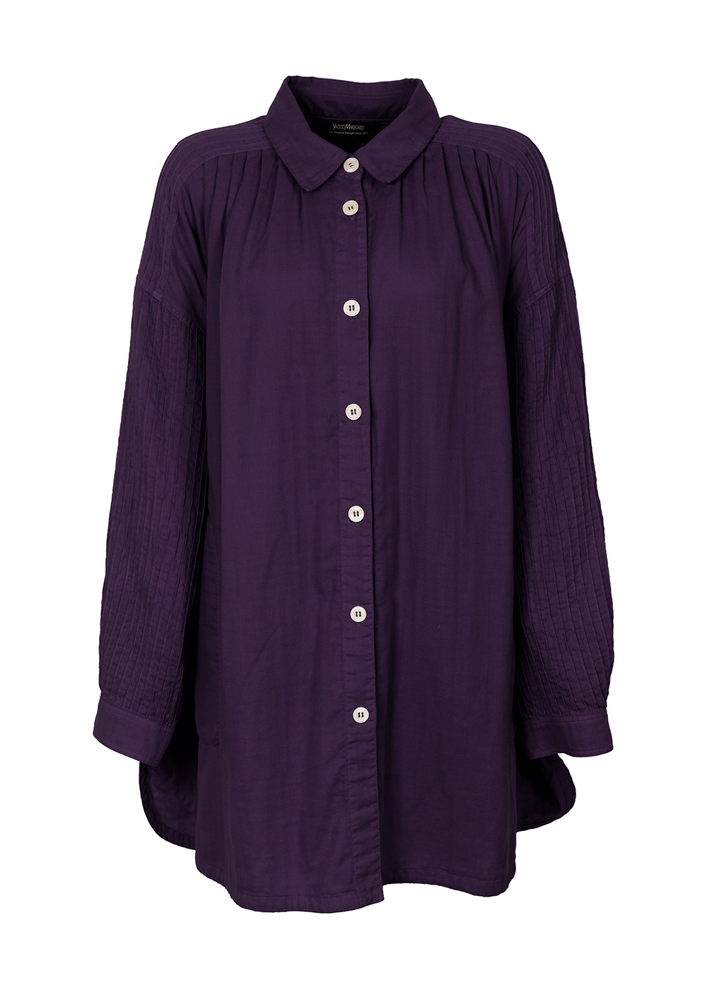 Wガーゼ+ローンオフボディシャツ