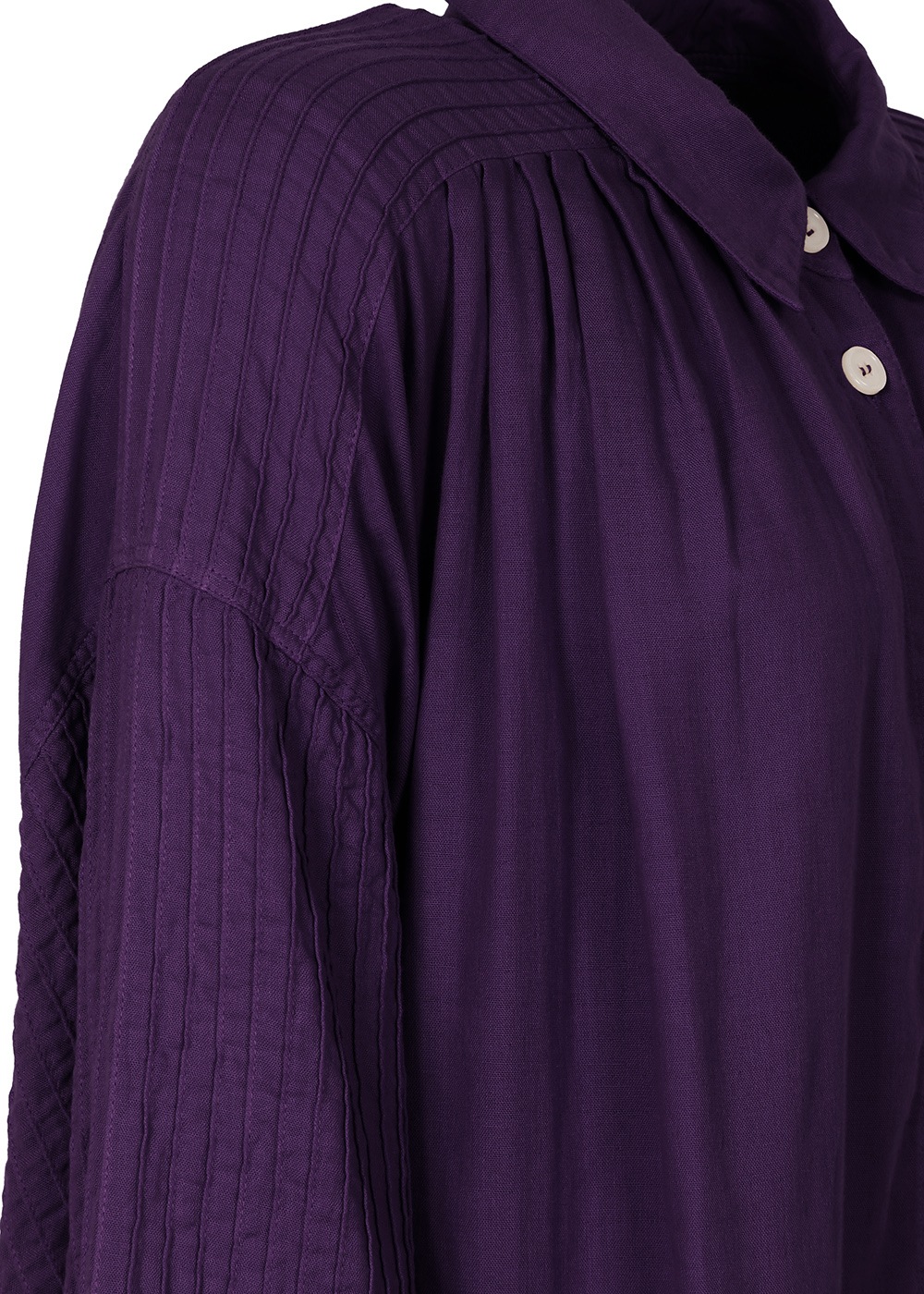 Wガーゼ+ローンオフボディシャツ