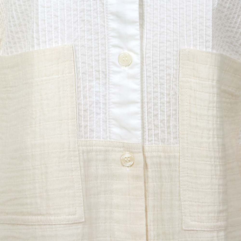 コットンガーゼクレープシャツ