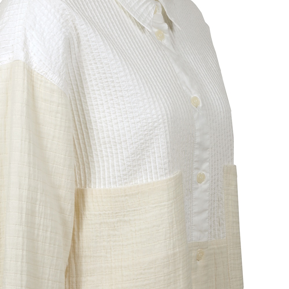 コットンガーゼクレープシャツ