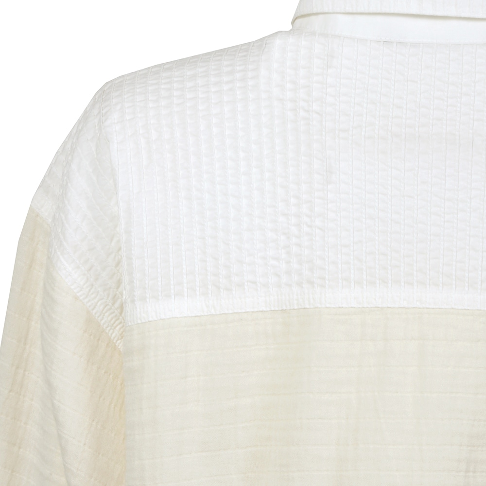 コットンガーゼクレープシャツ