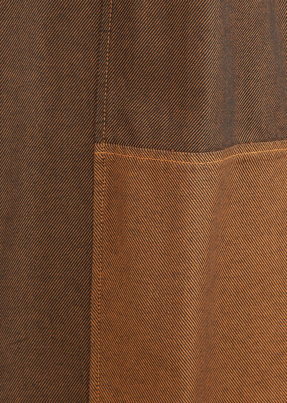 ブルーツイルティックパッチワークパンツ