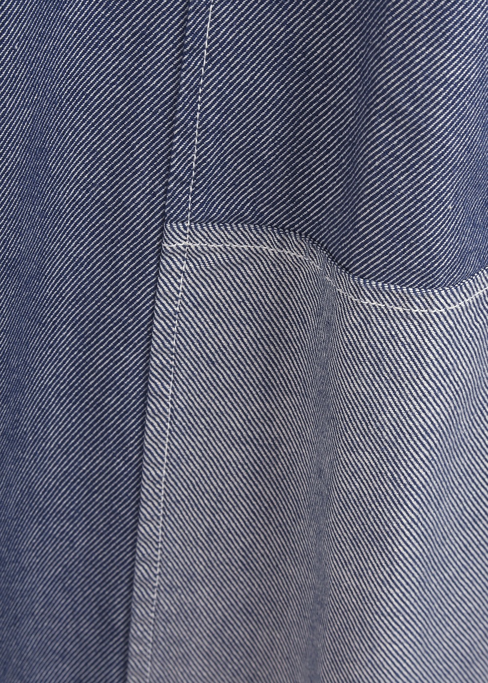 ブルーツイルティックパッチワークパンツ