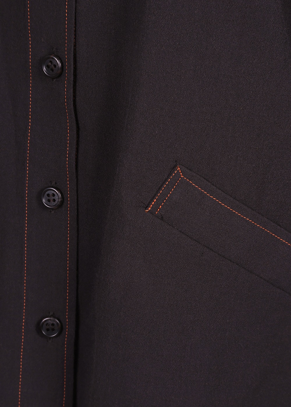 サークル抜染プリントワイドシャツ