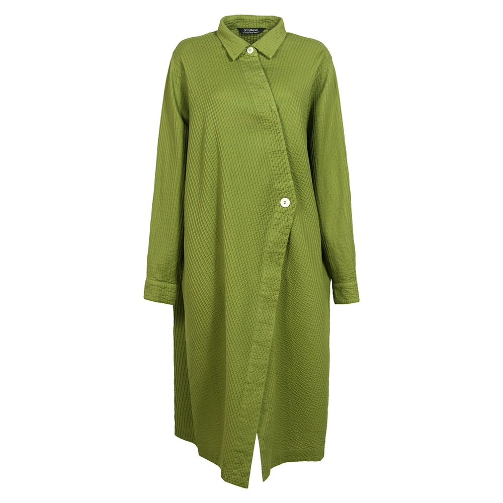 ソフトツイルコットン総ピンタックドレス