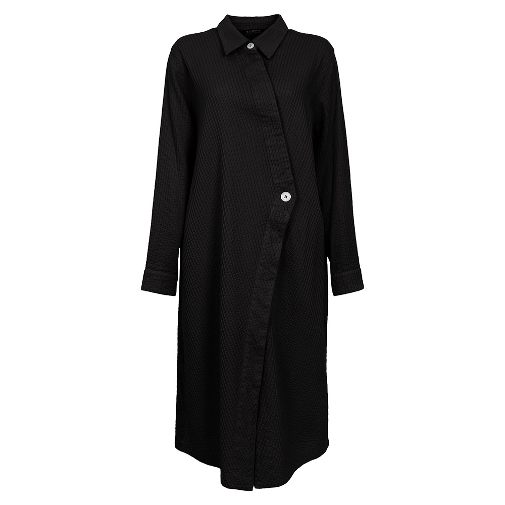 ソフトツイルコットン総ピンタックドレス