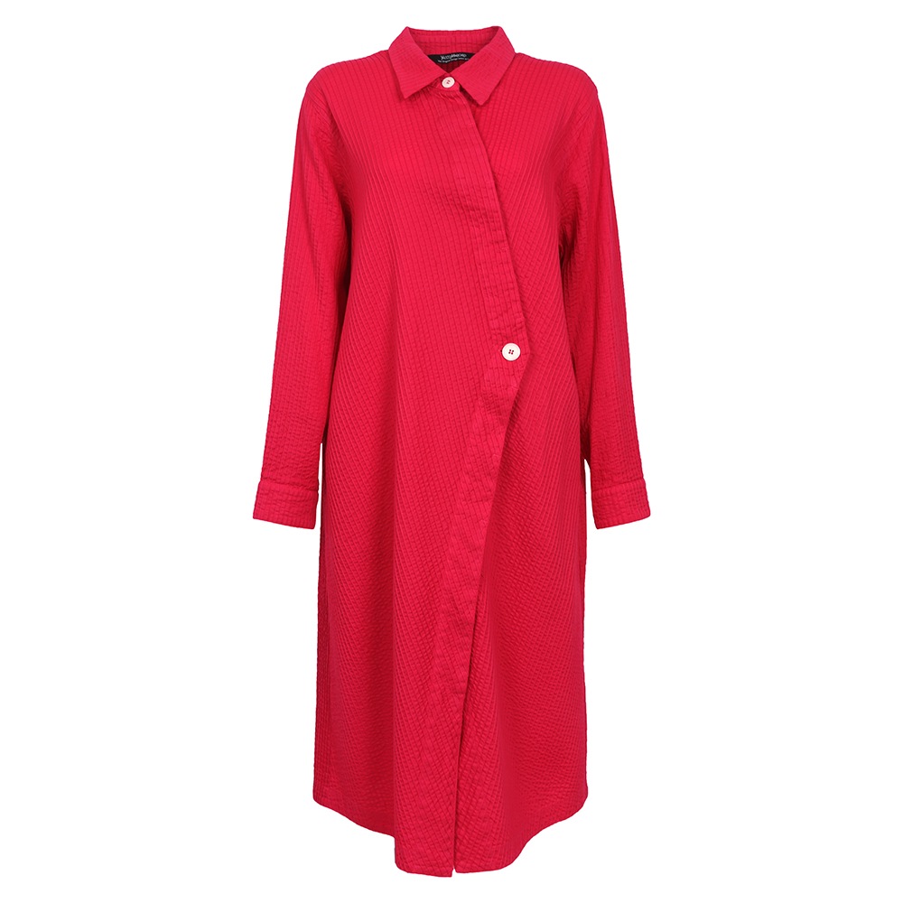 ソフトツイルコットン総ピンタックドレス