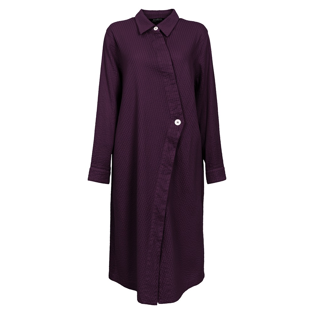 ソフトツイルコットン総ピンタックドレス