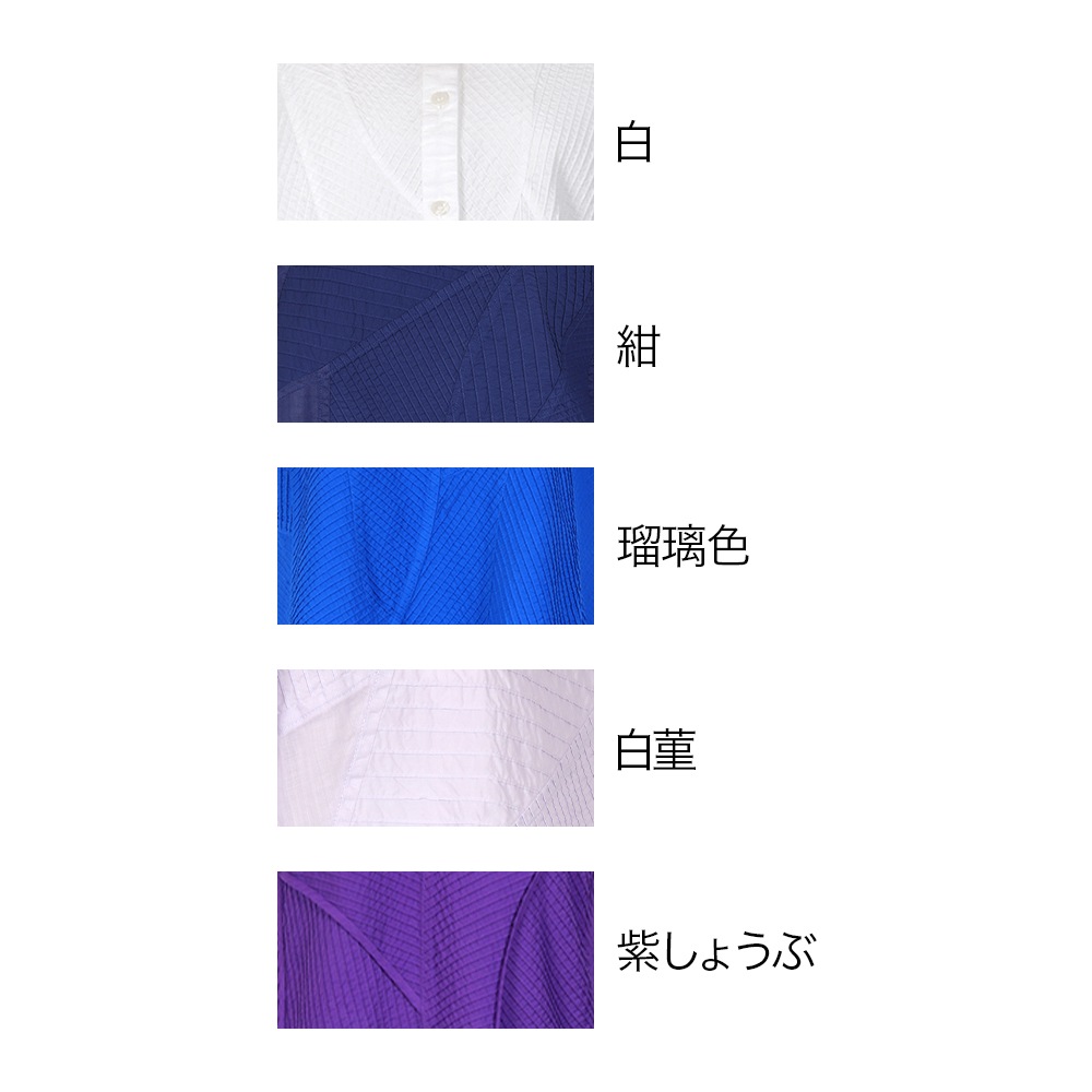 笹柄パッチワークワンピース