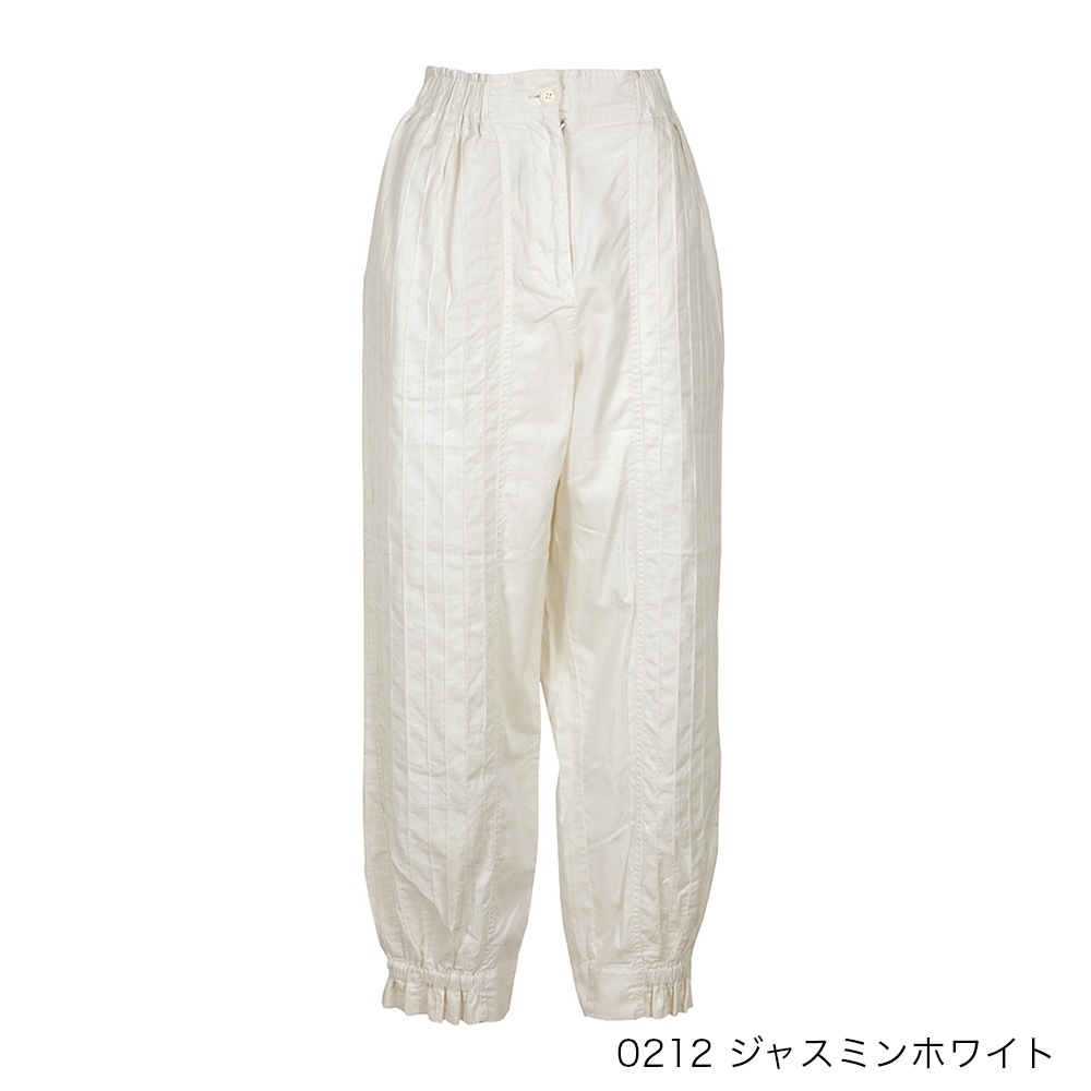 ソフトツイルコットンテーパードパンツ