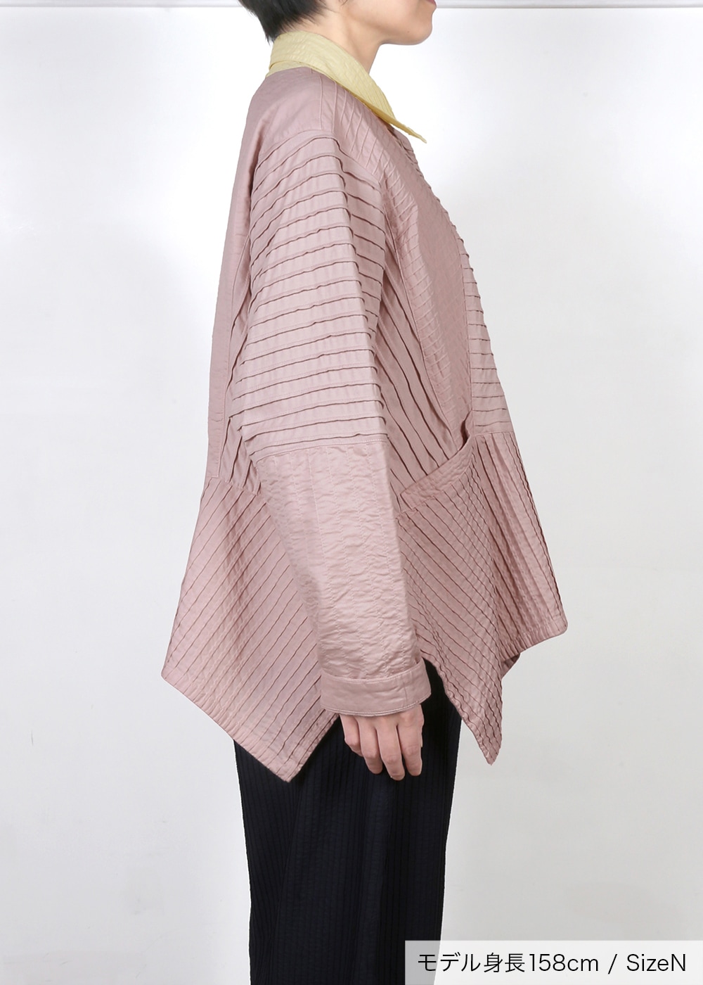 素材MIXパッチワークジャケット