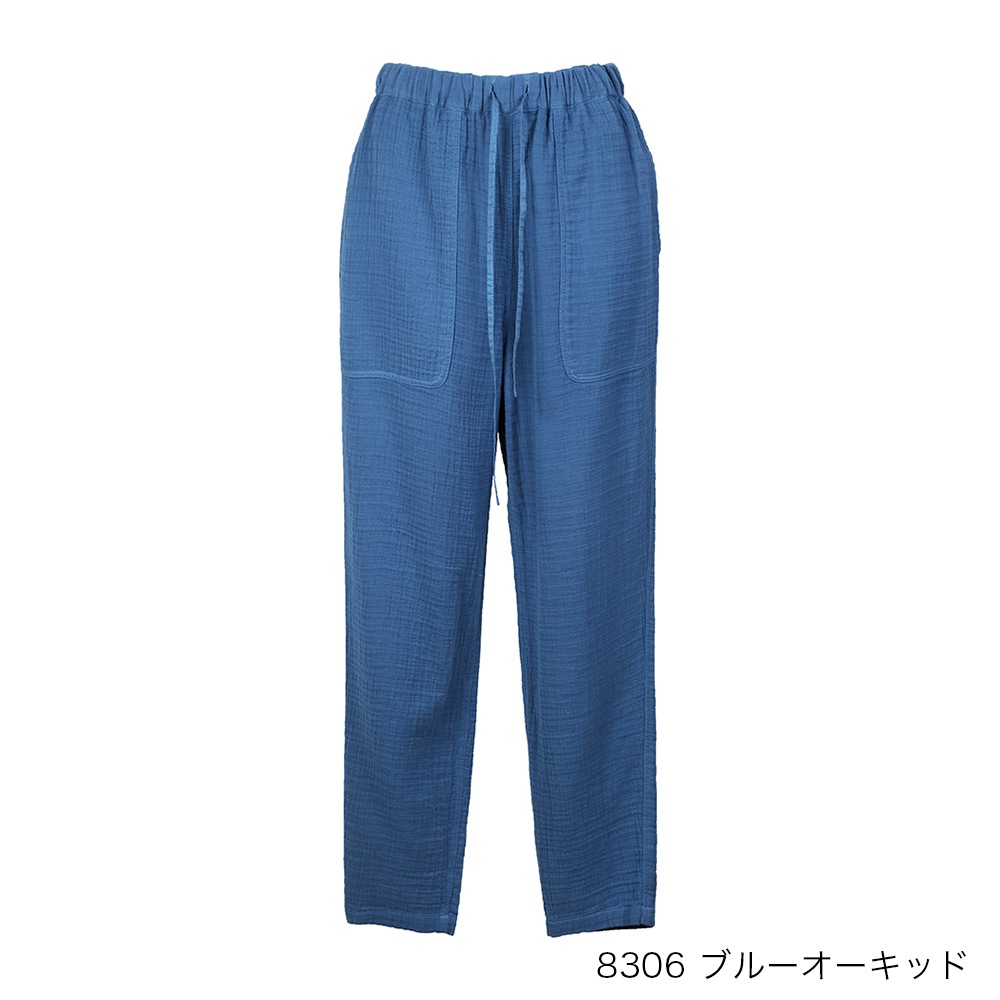 コットンガーゼクレープパンツ