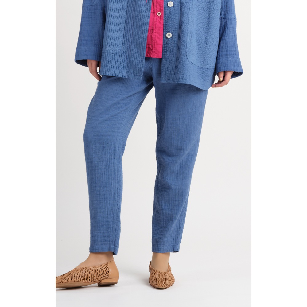 コットンガーゼクレープパンツ