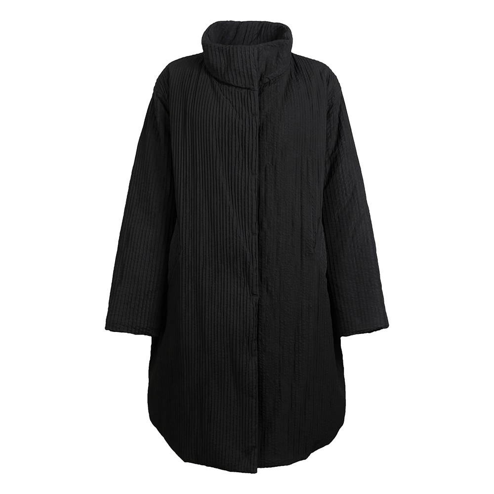 BASIC】リンクルナイロンキルト総ピンタックコート | ITEM