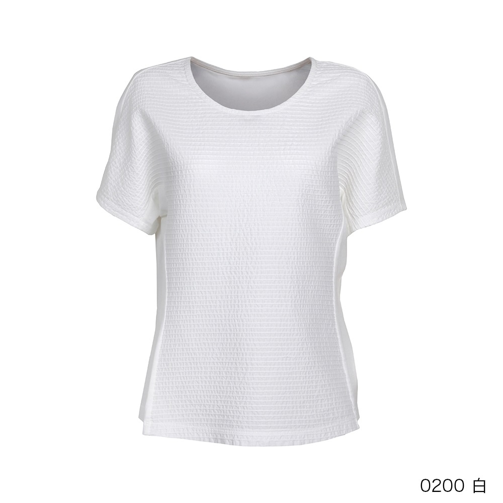 前横ピンタックTシャツ