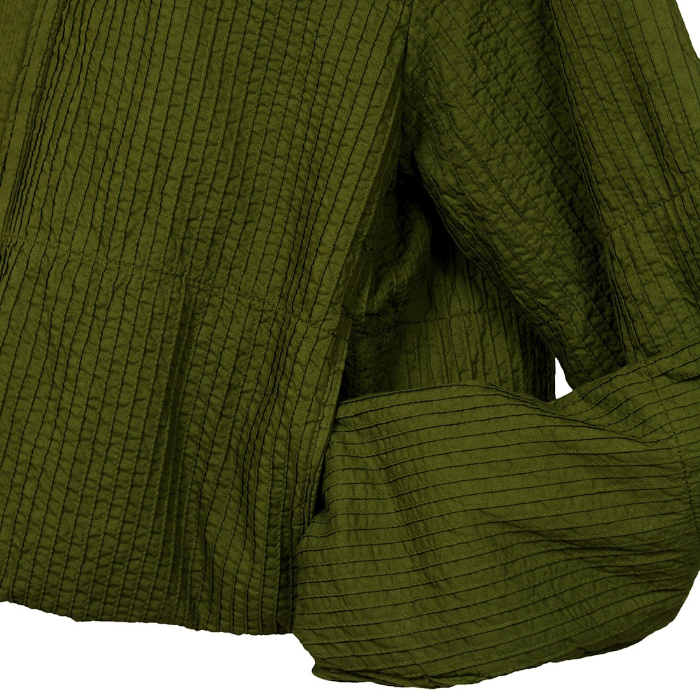 総ピンタックキルトジャケット