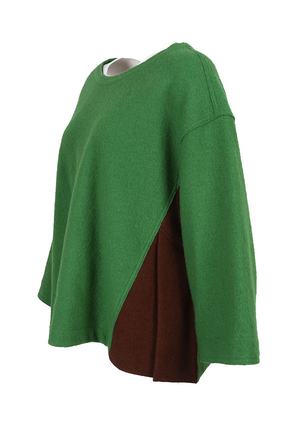 圧縮ニットサイドスリットプルオーバー