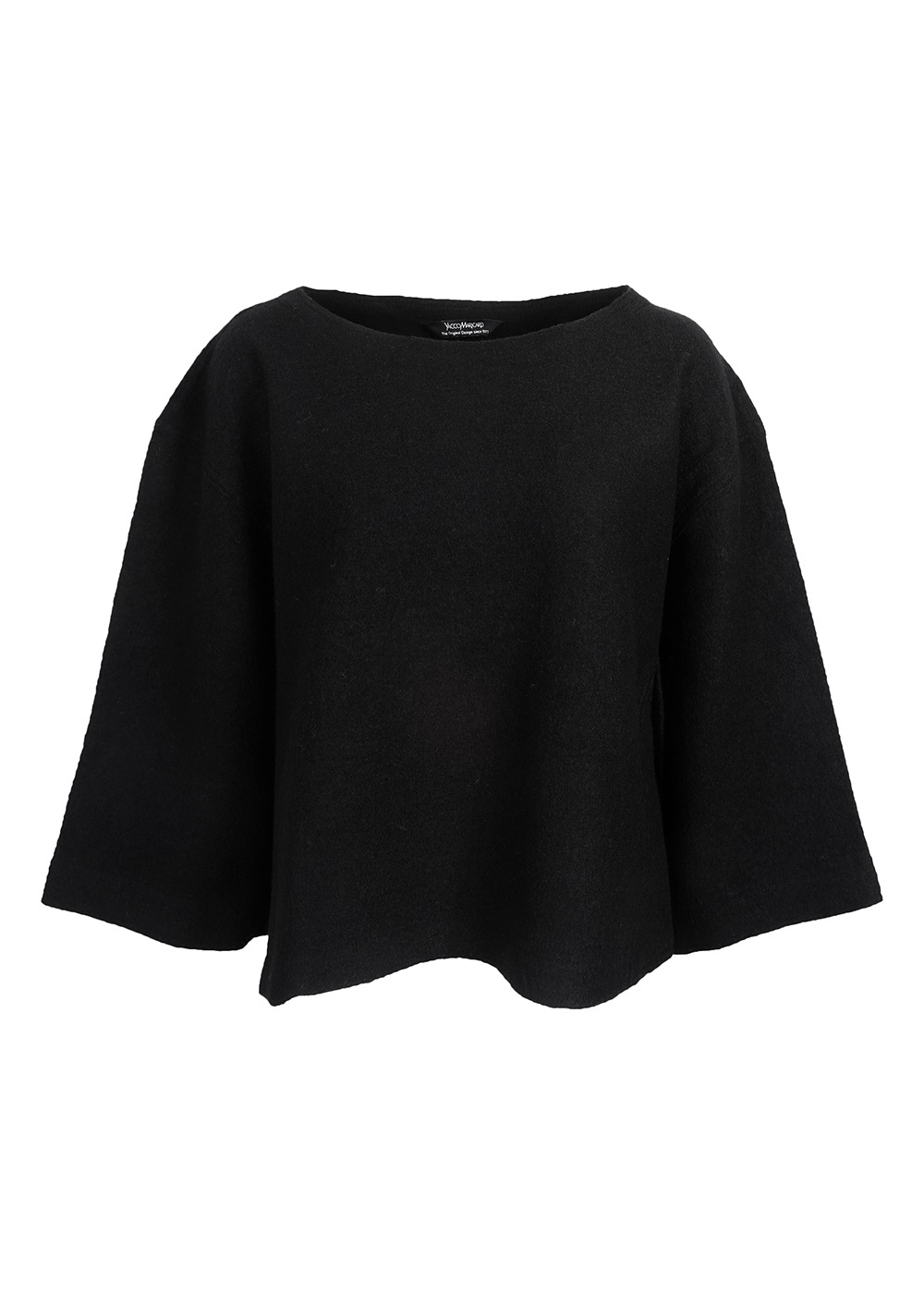 圧縮ニットサイドスリットプルオーバー