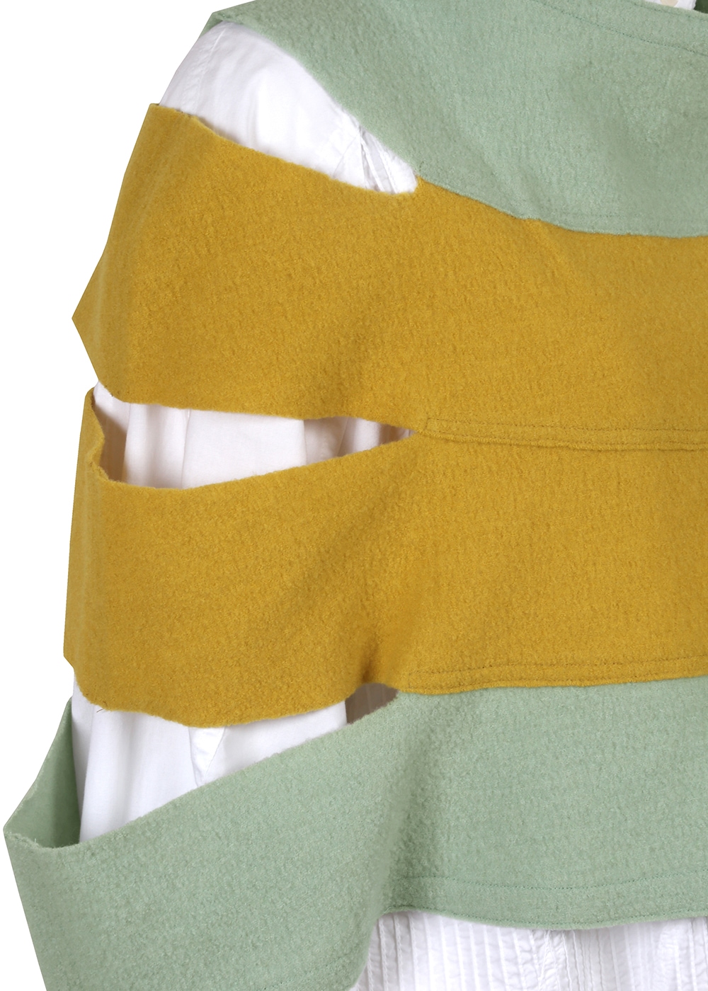 圧縮ニットスリット入りスヌード