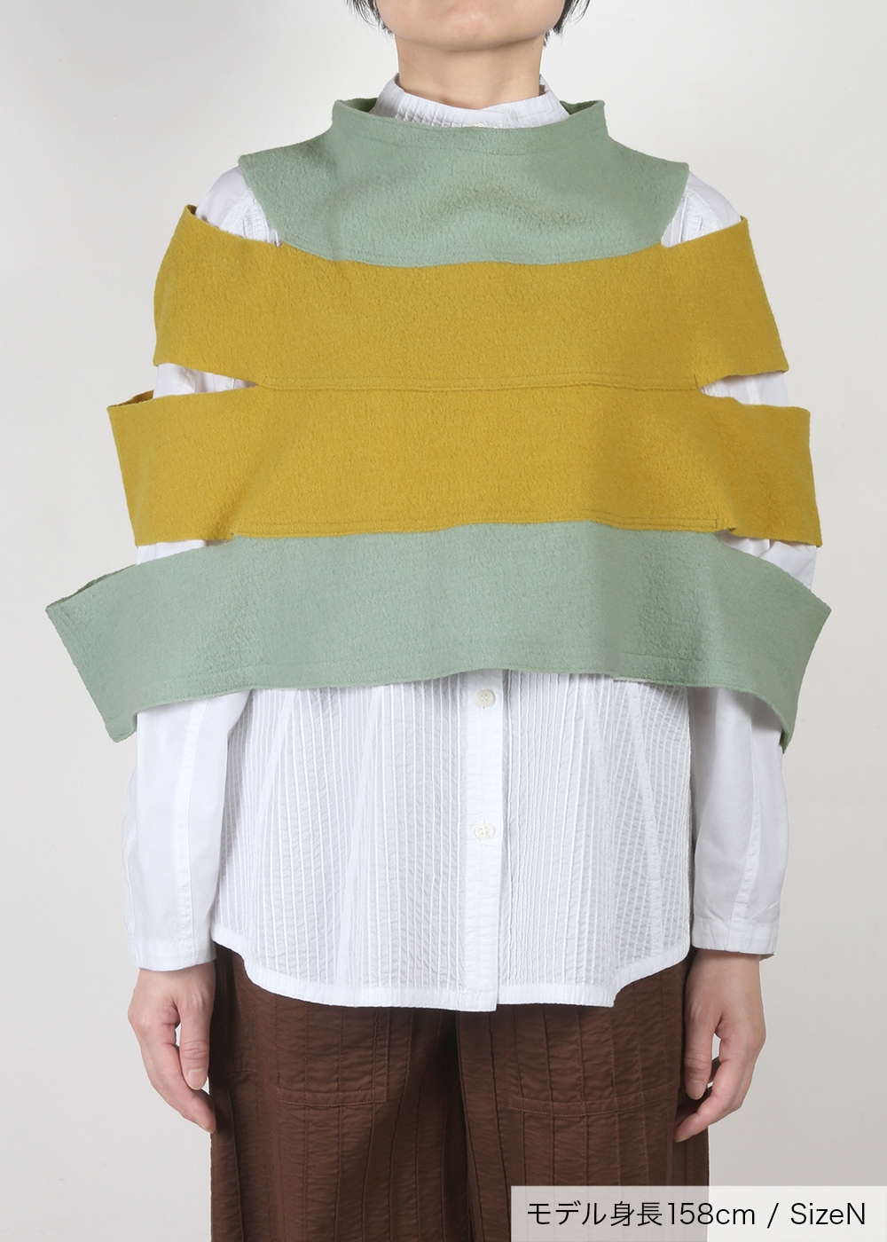 圧縮ニットスリット入りスヌード