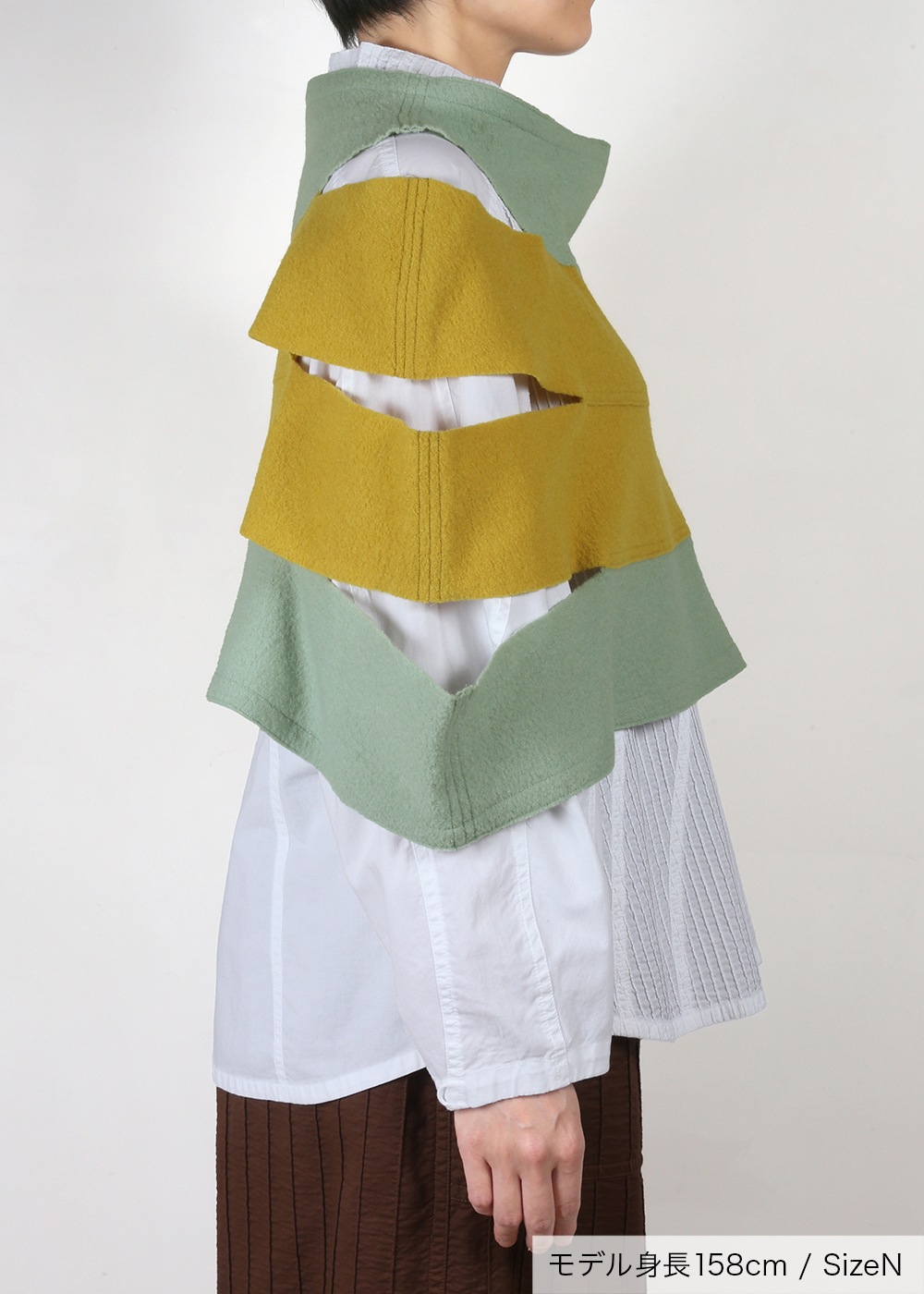 圧縮ニットスリット入りスヌード