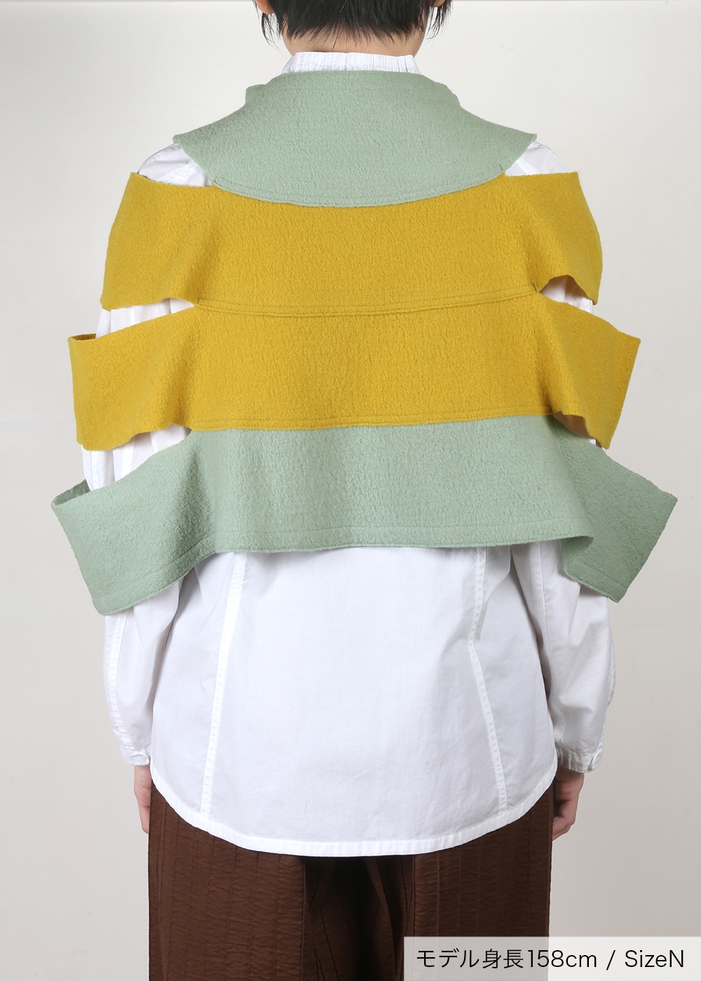 圧縮ニットスリット入りスヌード