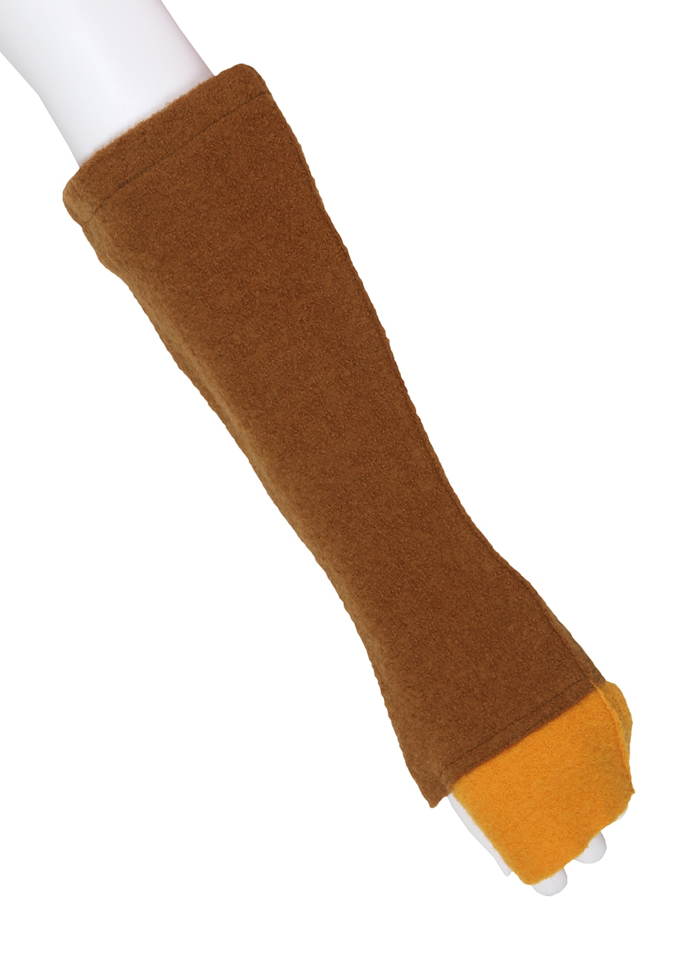 圧縮ニット配色アームウォーマー